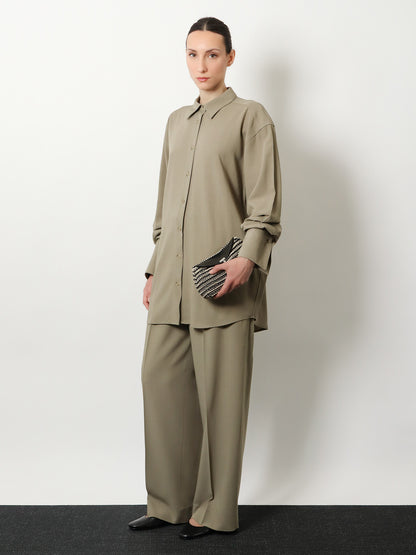 Viscose and wool shirt thumbnail