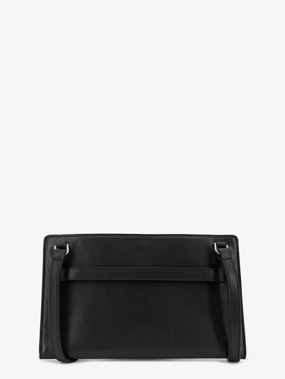 Belted leather crossbody bag thumbnail