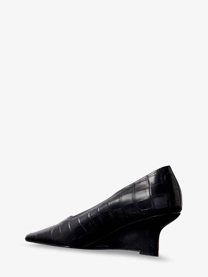 Sharp Wedge leather pump with croco motif thumbnail