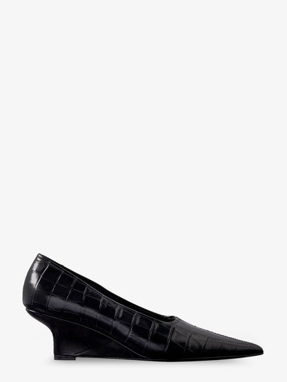 Sharp Wedge leather pump with croco motif thumbnail