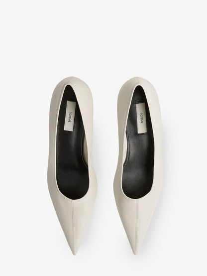 Sharp Wedge leather pumps thumbnail