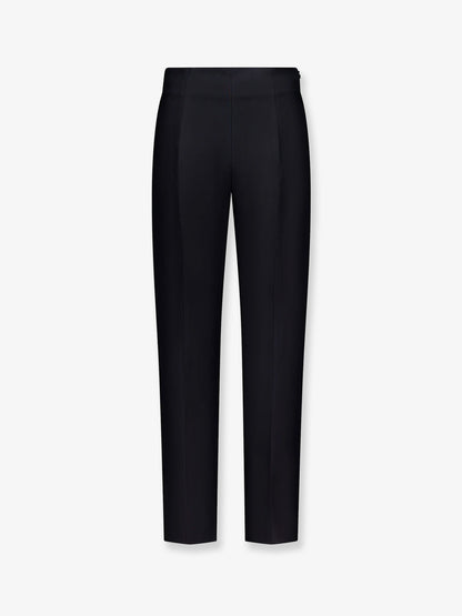 Slim Evening wool and silk trousers thumbnail