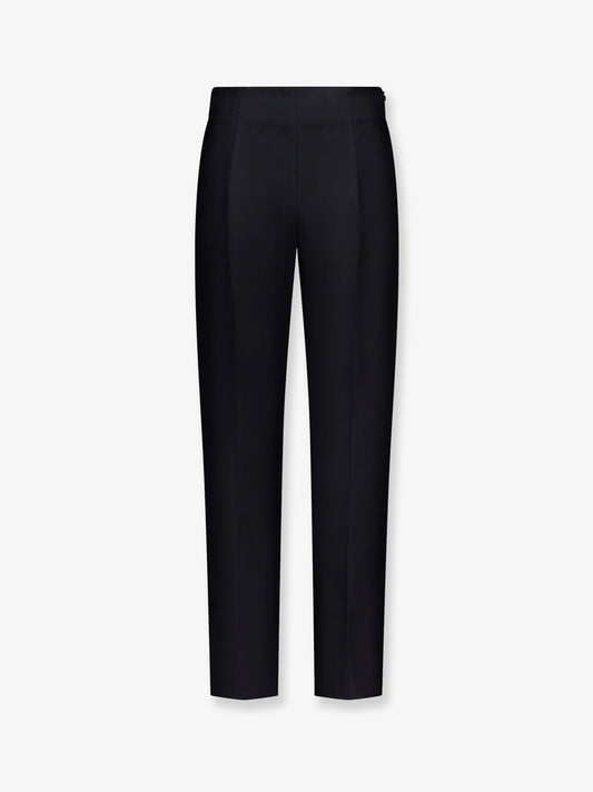 Slim Evening wool and silk trousers