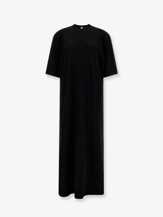 Long merino wool dress