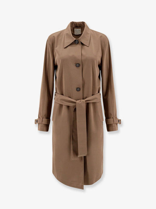 Organic cotton trench coat