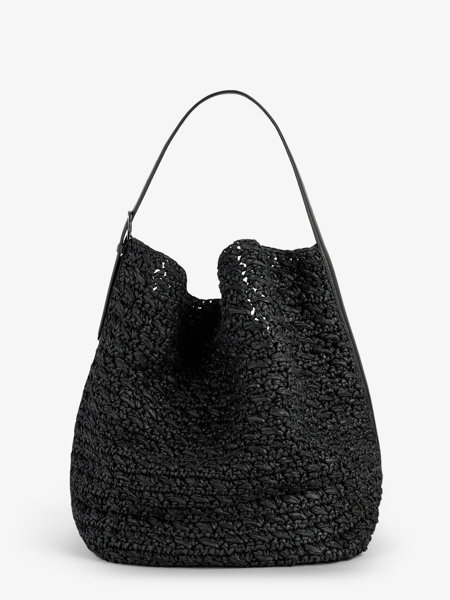 Raffia shoulder bag