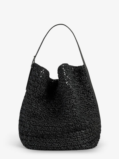 Raffia shoulder bag thumbnail