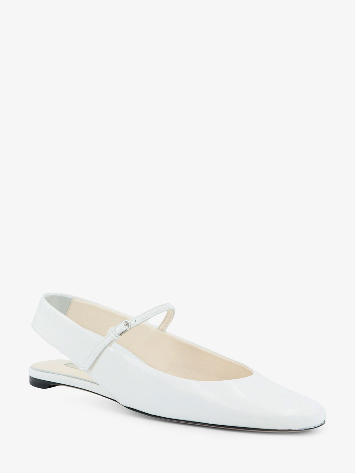 Leather ballet flats