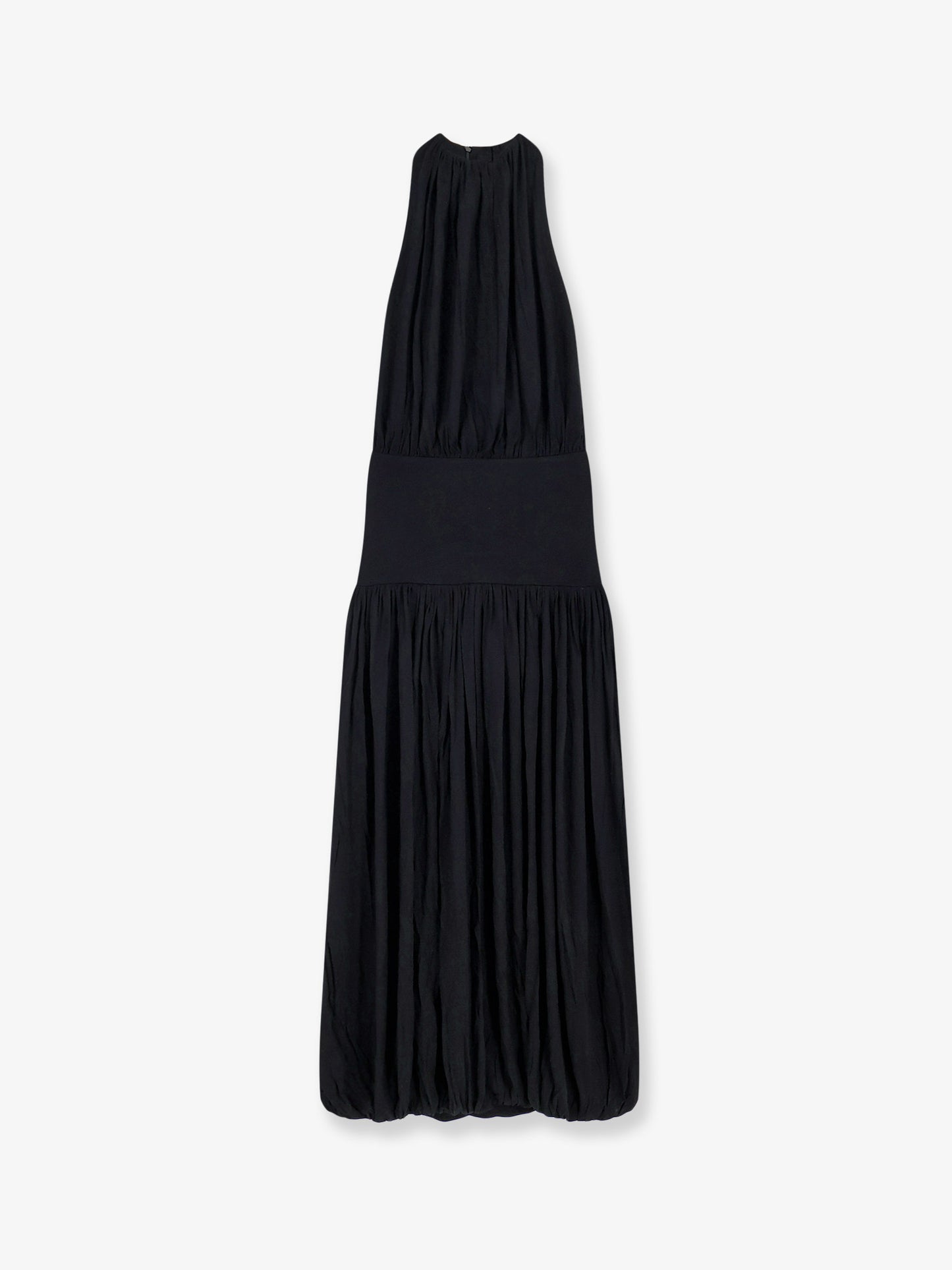 Soft Gathered viscose dress