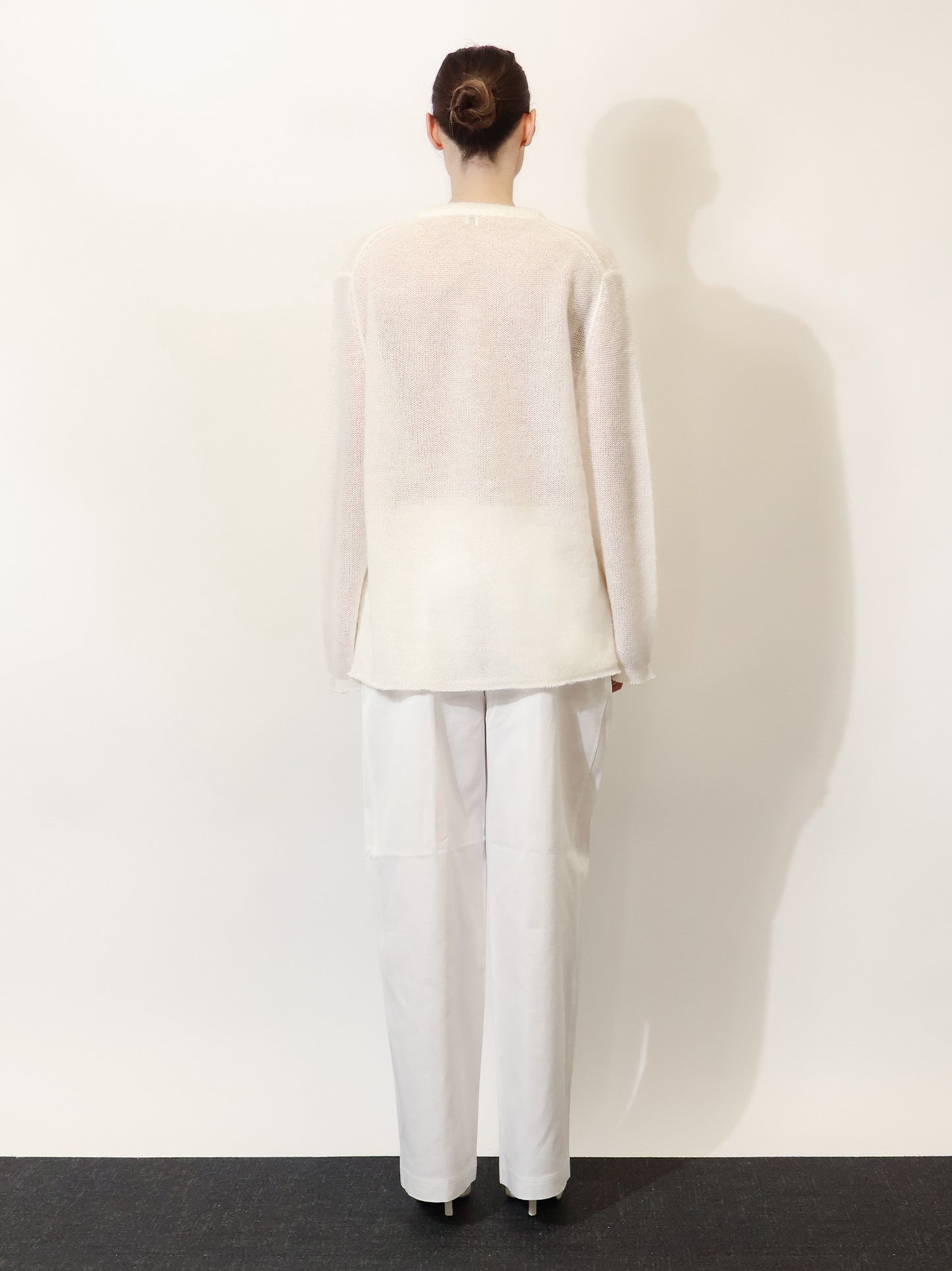 Mohair and wool blend sweater