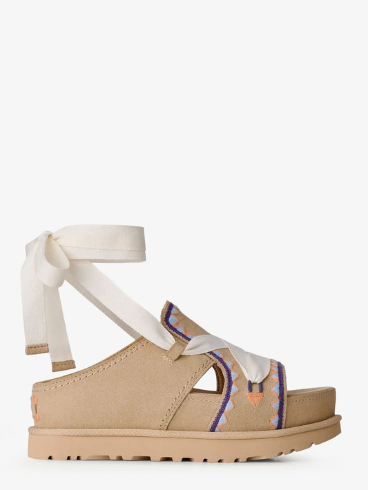 Sandali Goldenstar Hi Artistitch in suede