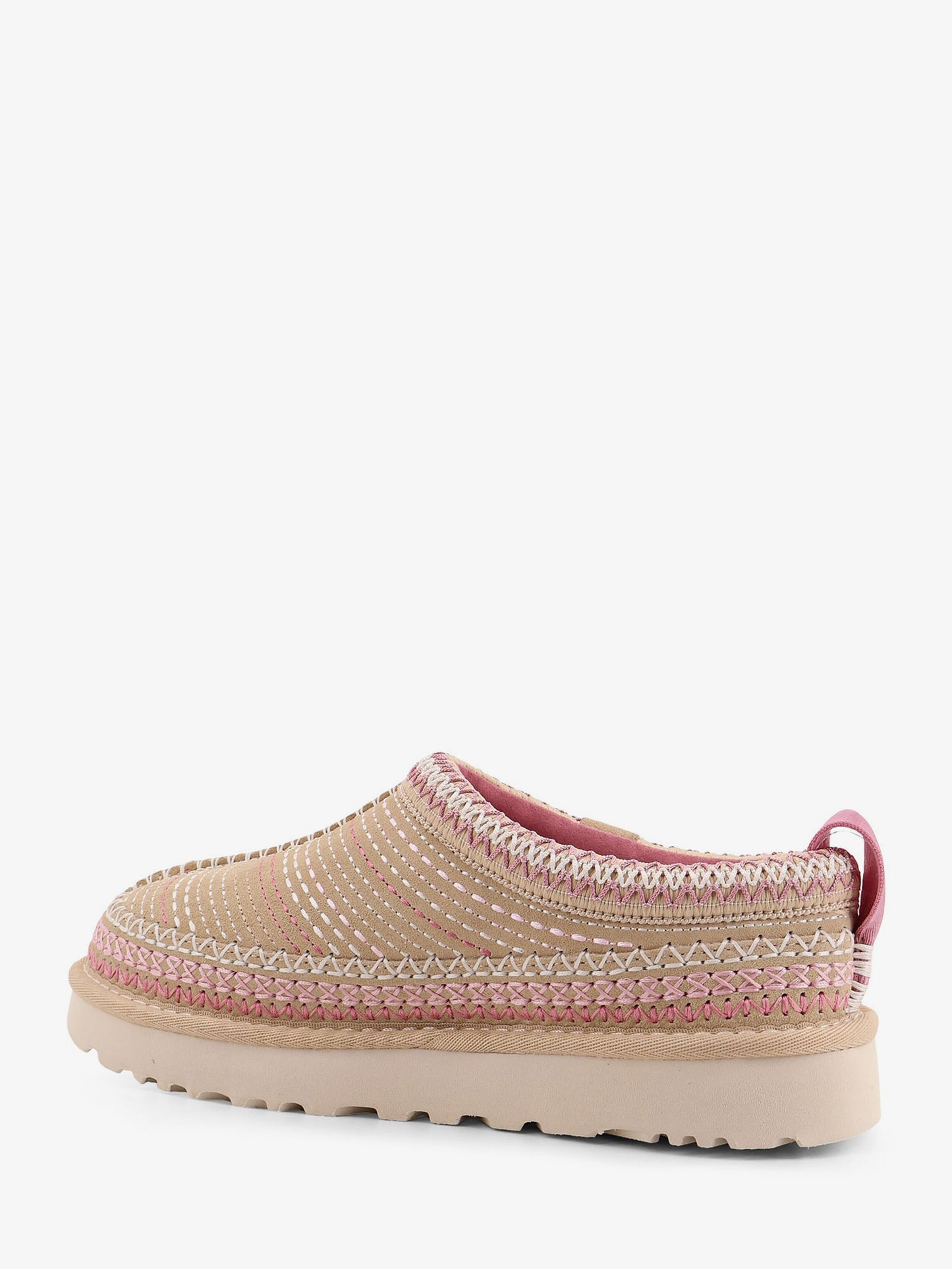 W Tasman Meadow suede sandals with multicolor stitching