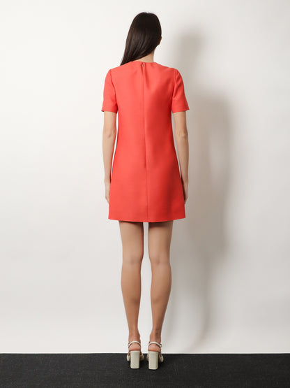 Wool and silk blend short dress thumbnail