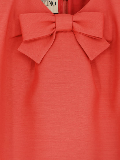 Wool and silk blend short dress thumbnail
