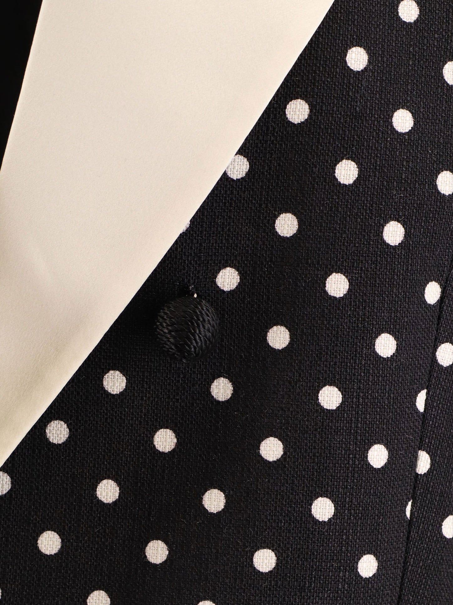 Polka-Dots viscose blazer