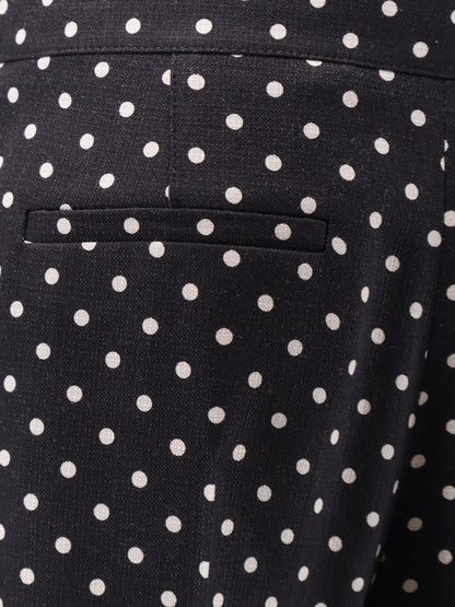 Polka-dots viscose trousers thumbnail