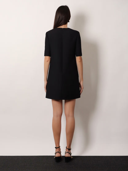 Virgin wool and silk mini dress thumbnail