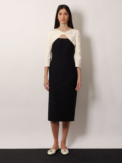 Crêpe midi dress thumbnail