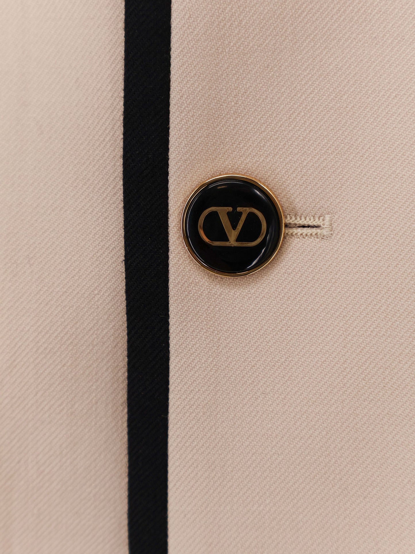 Single-breasted virgin wool blazer