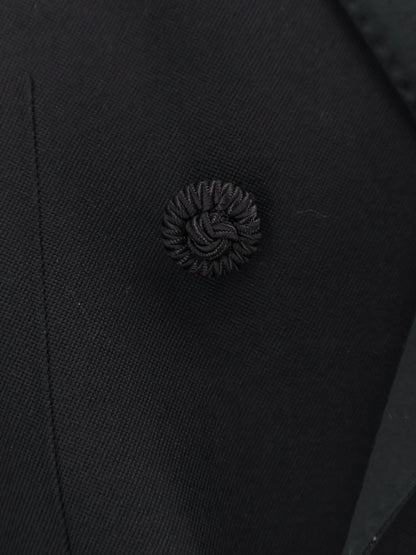 Virgin wool blazer with belt thumbnail