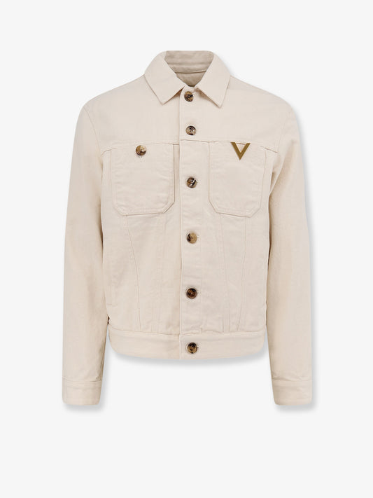 White denim jacket