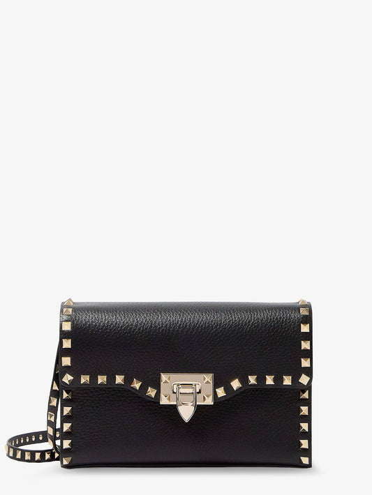 Rockstud leather crossbody bag