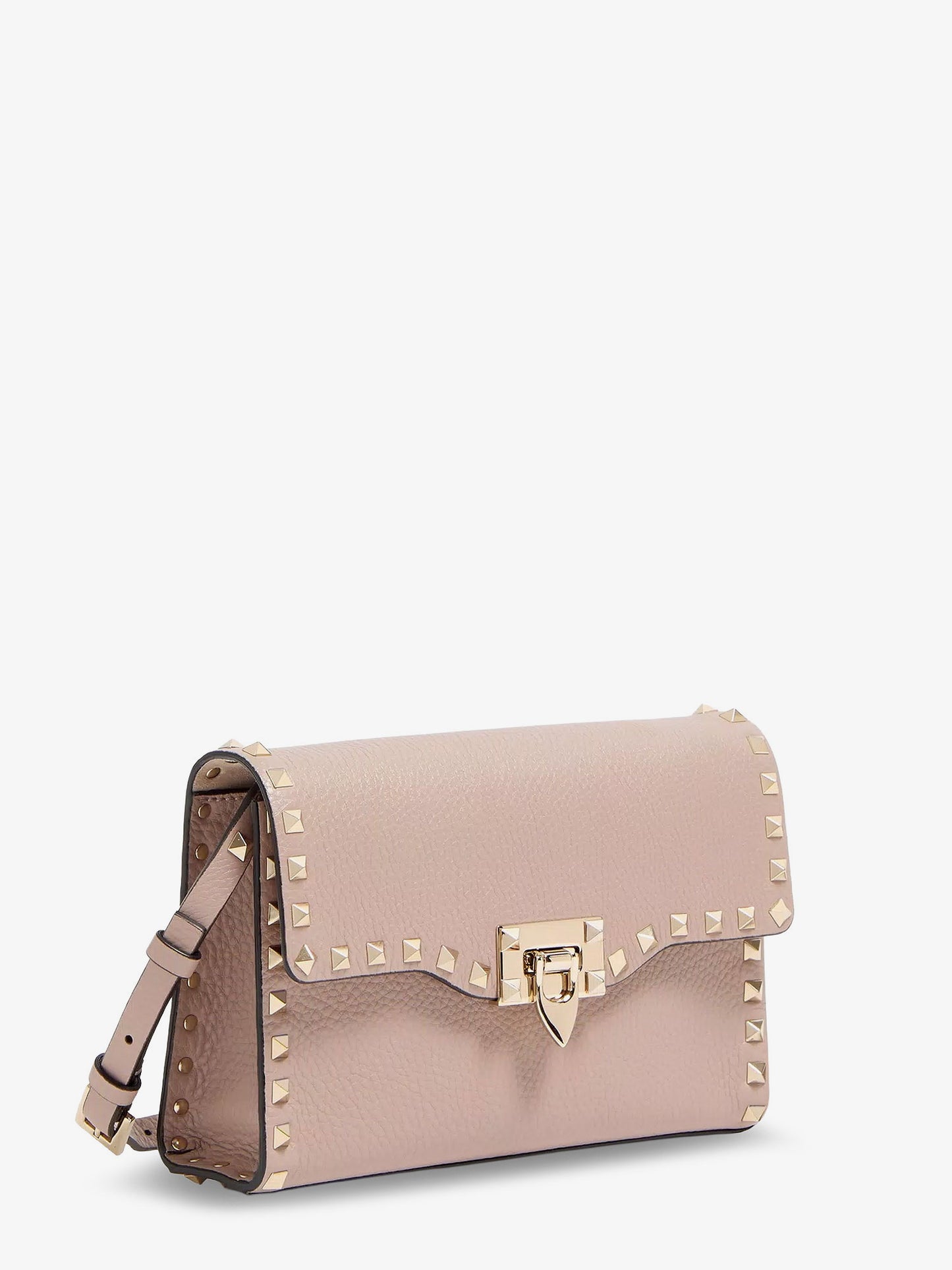 Rockstud leather crossbody bag