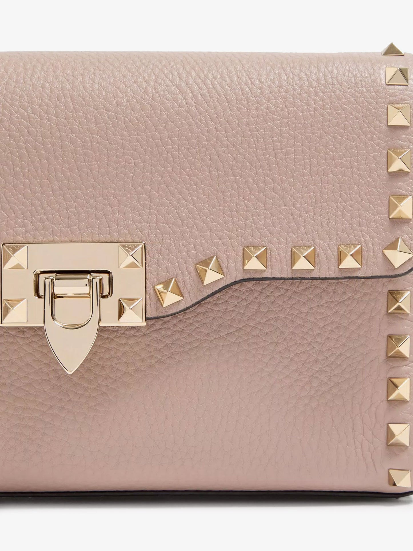 Rockstud leather crossbody bag