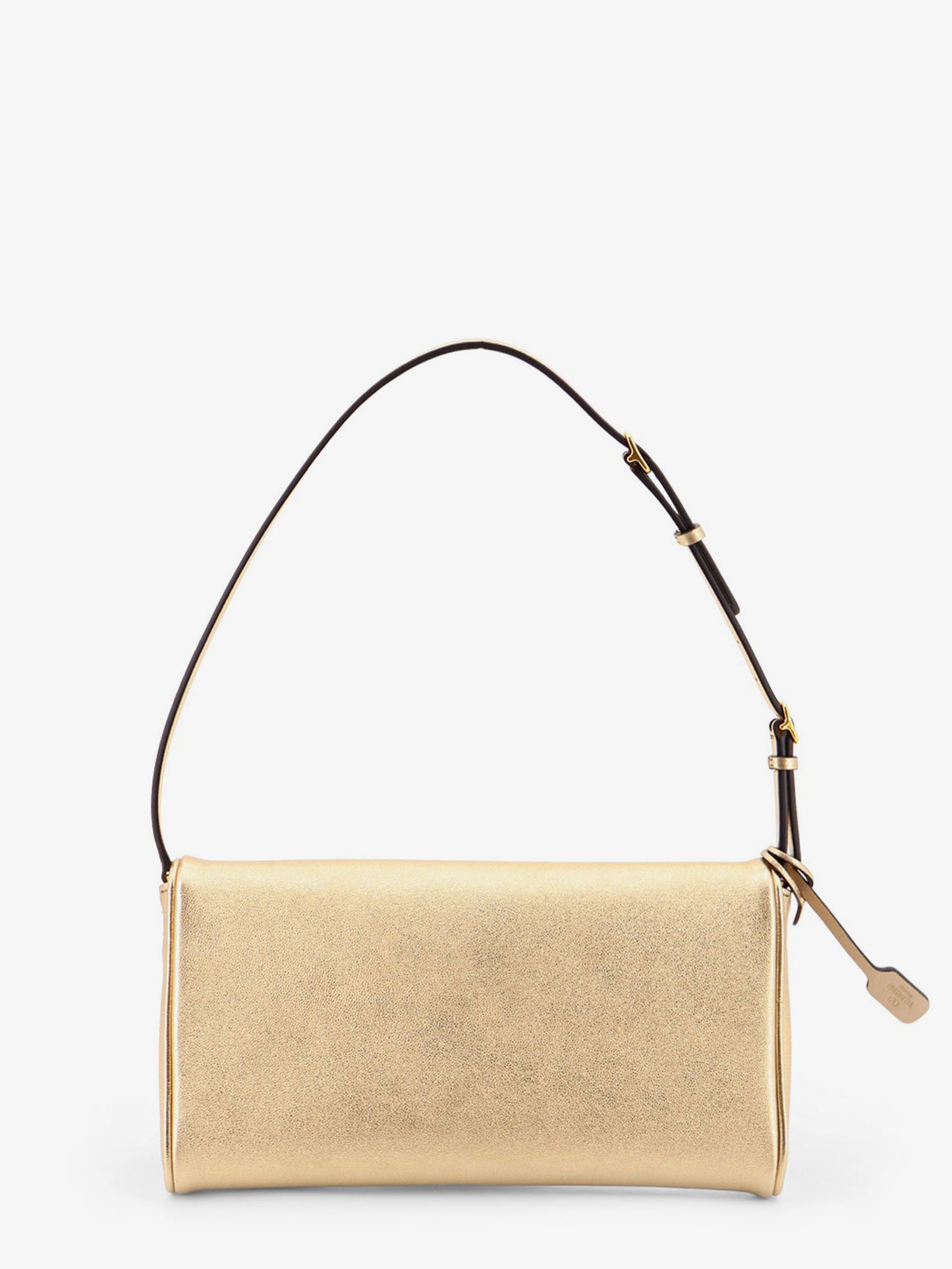 DeVain laminated leather shoulder bag