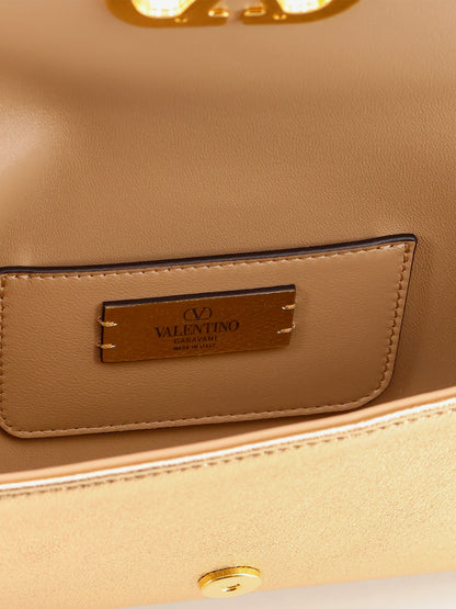 DeVain laminated leather shoulder bag thumbnail