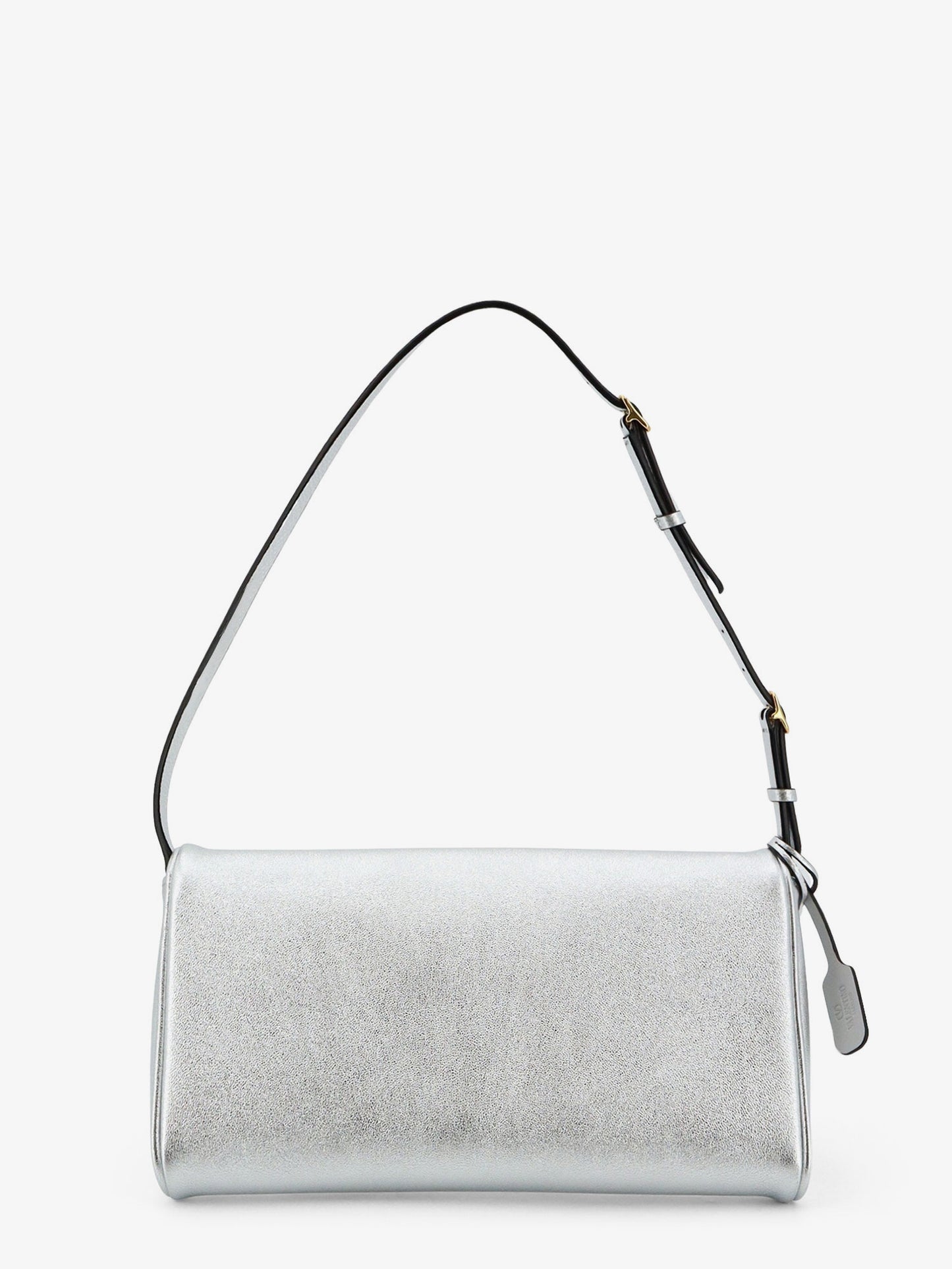 DeVain laminated leather shoulder bag