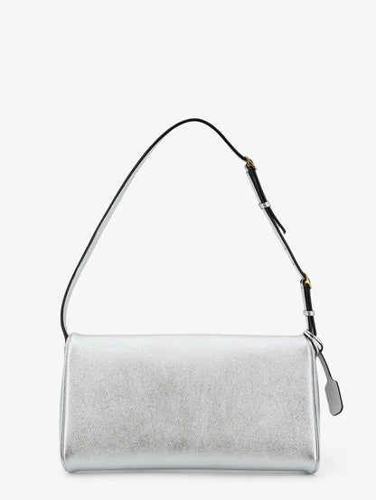 DeVain laminated leather shoulder bag thumbnail