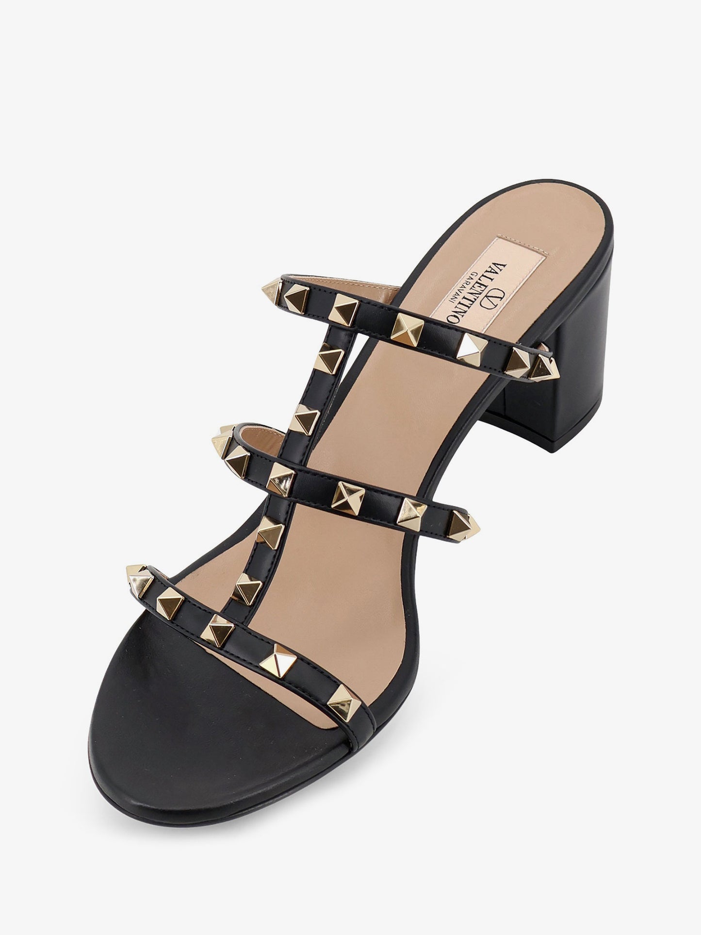 Sandali Rockstud in pelle con iconiche borchie laterali