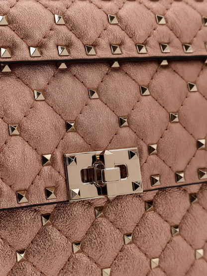 Laminated leather Rockstud Spike crossbody bag thumbnail