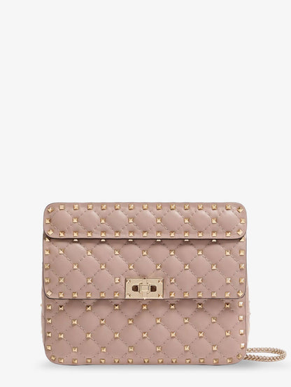 Rockstud Spike leather crossbody bag with iconic all-over studs thumbnail