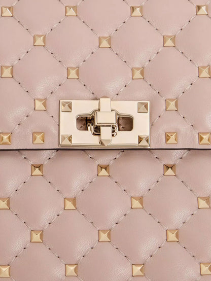 Rockstud Spike leather crossbody bag with iconic all-over studs thumbnail