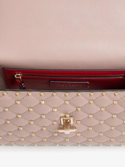Rockstud Spike leather crossbody bag with iconic all-over studs thumbnail