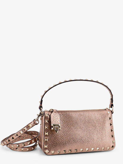 Rockstud laminated leather crossbody bag thumbnail