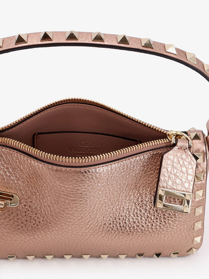 Rockstud laminated leather crossbody bag thumbnail