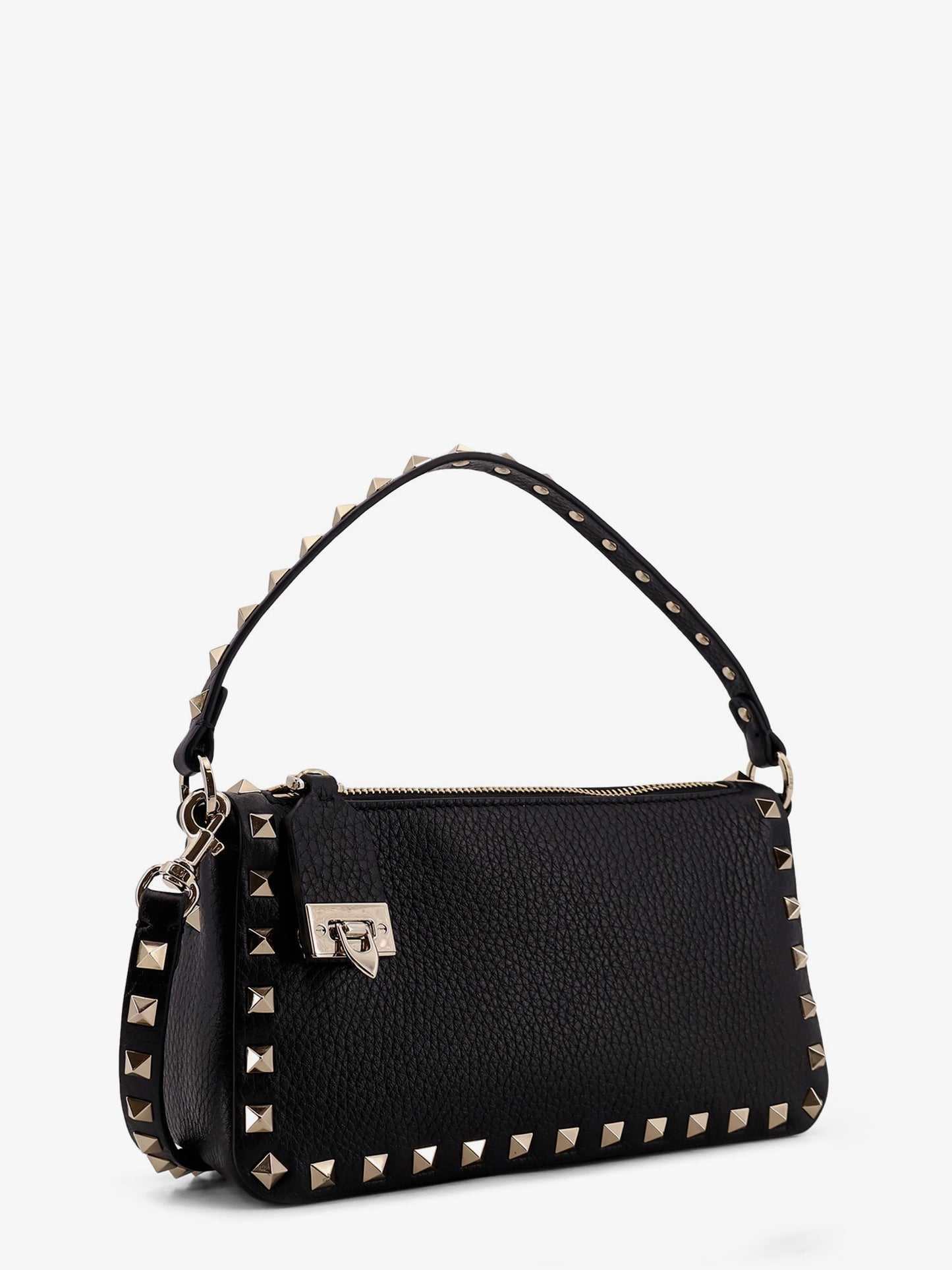 Rockstud leather crossbody bag