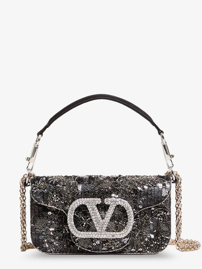 Valentino Garavani Loco' embroidered satin crossbody bag thumbnail