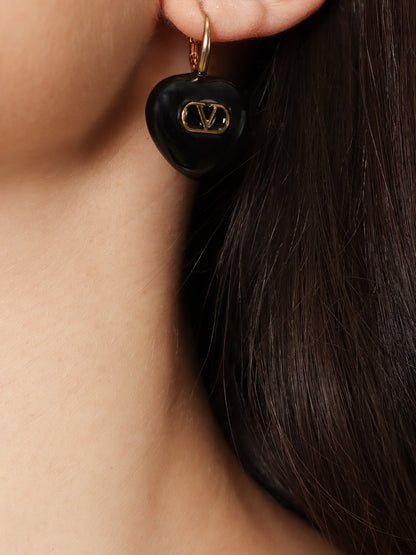 Coeur Royal metal earrings thumbnail