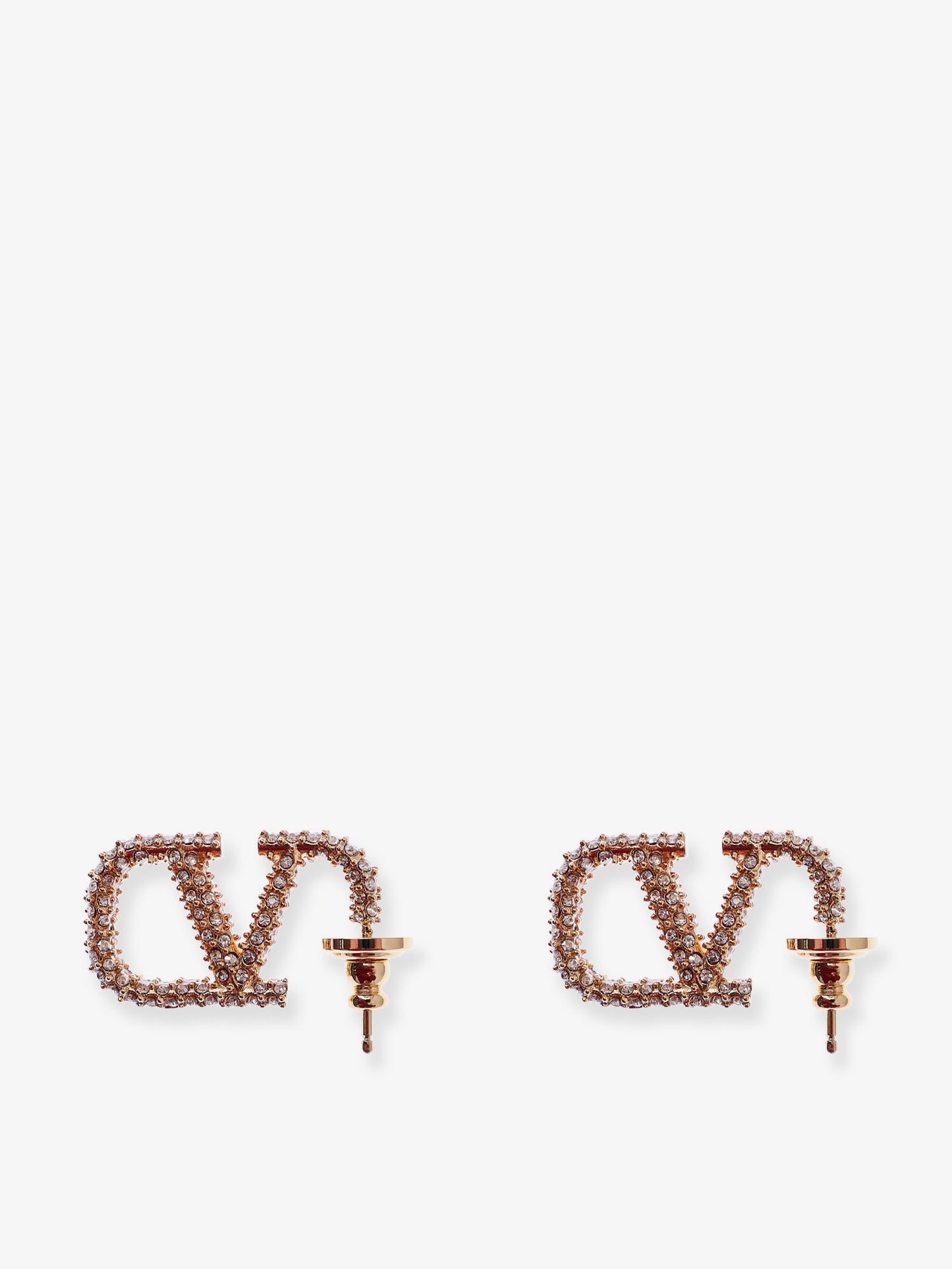 VLogo Signature earrings with Swarovski® crystals