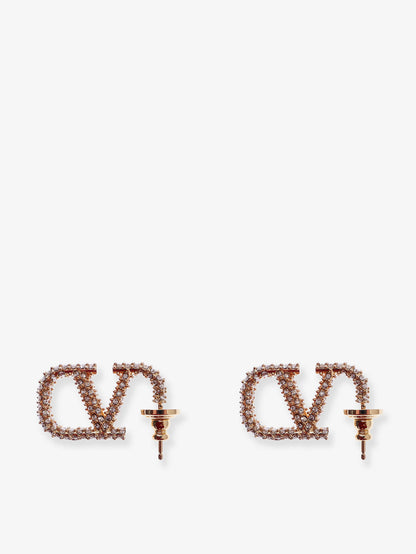VLogo Signature earrings with Swarovski® crystals thumbnail