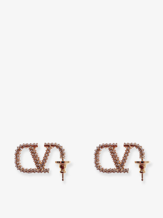 VLogo Signature earrings with Swarovski® crystals