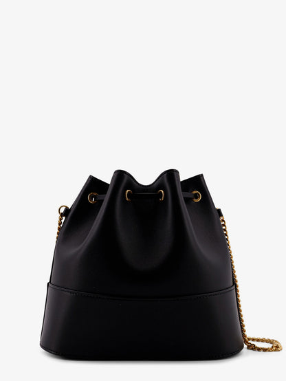 Leather bucket bag with VLogo Signature thumbnail