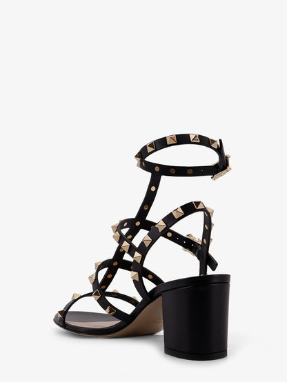 Rockstud leather sandals with iconic studs thumbnail