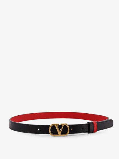 Leather belt with VLogo Signature thumbnail