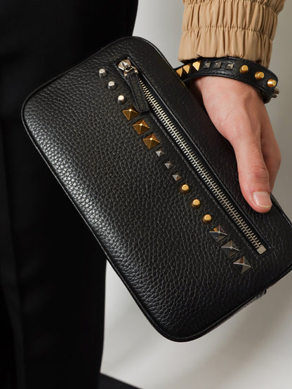 Valentino Garavani leather clutch thumbnail