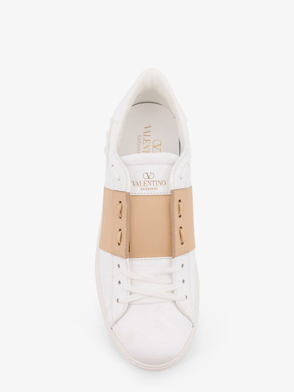 Open leather sneakers thumbnail